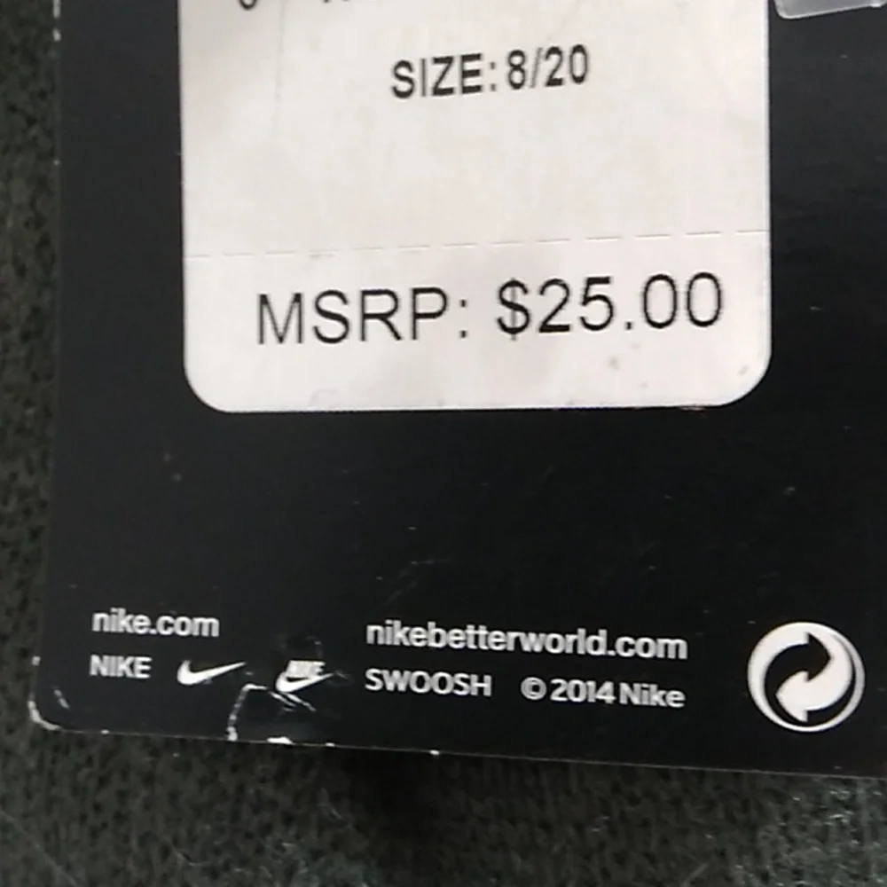 NWT Vintage 2014 Nike Kd White Swoosh Youth Beanie